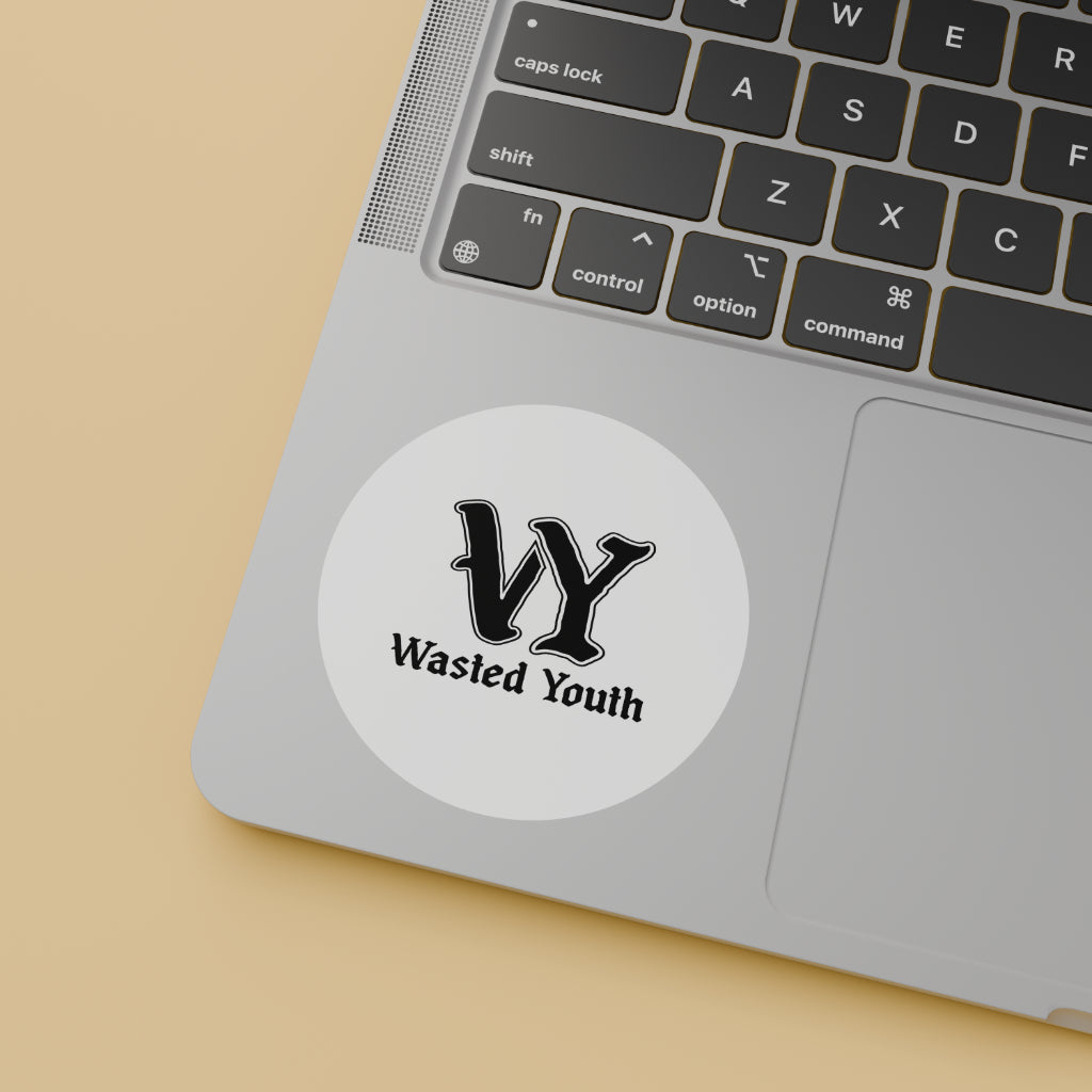 Wasted Youth Logo Sticker